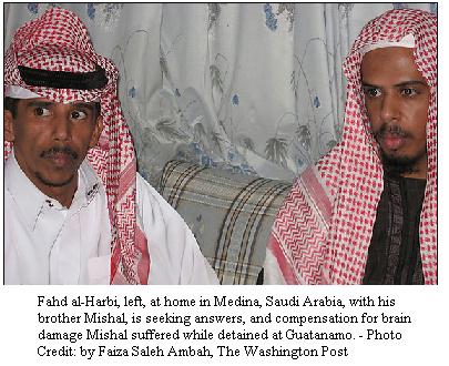 Gitmo detainee number 265 Mishal al-Harbi back home in Medina